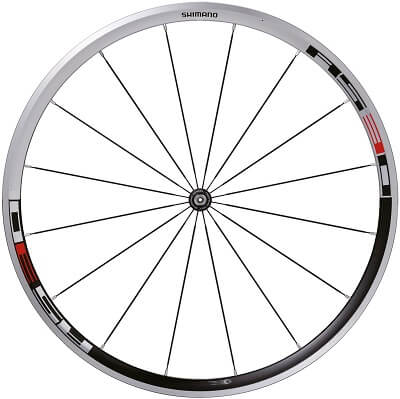 Fietswiel met radiale inspaking